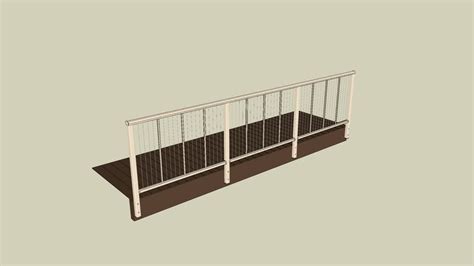 12 Designrail Aluminum Railing System With Vertical Cable Infill