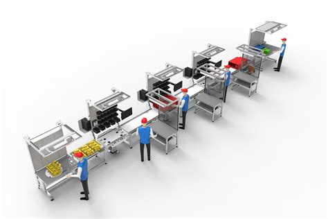 Assembly Line For The Production Of Abb Drives Hoob Factory Automation And Machine Building