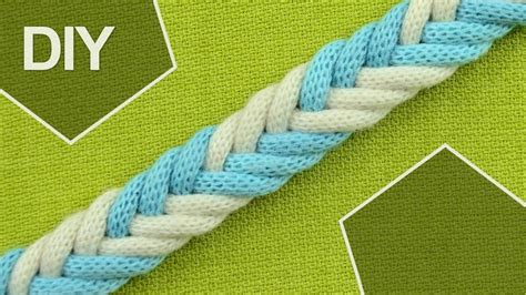 Maybe you would like to learn more about one of these? DIY: Easy 6-Strand Flat Arrow Braid in 2 colors | Paracord braids, Macrame patterns, Diy braids