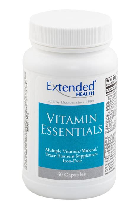 Vitamin Essentials Extended Health Vitamins Health Vitamins Health