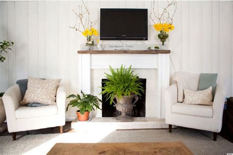 A place for a domestic fire, esp. 10 Ways To Decorate Your Fireplace In The Summer, Since ...