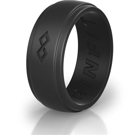 Rinfit Silicone Ring Wedding Band For Men By Rinfit Designed Safe