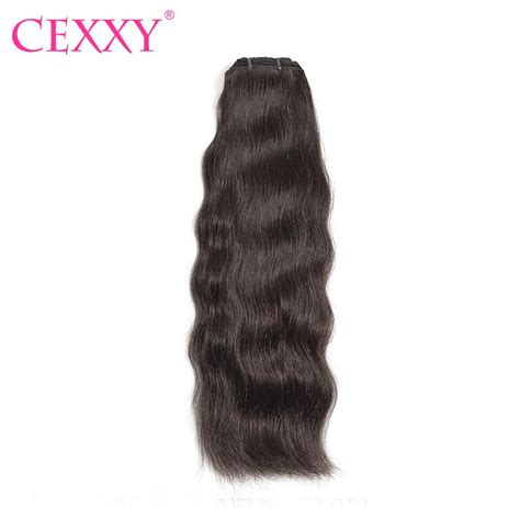 Cexxy Raw Indian Virgin Hair Weave Bundles Natural Color Human Hair Extension Pc Pc Free