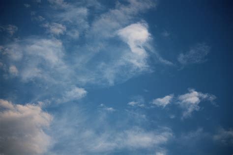 Bottom View Of A Cloudy Sky Free Image