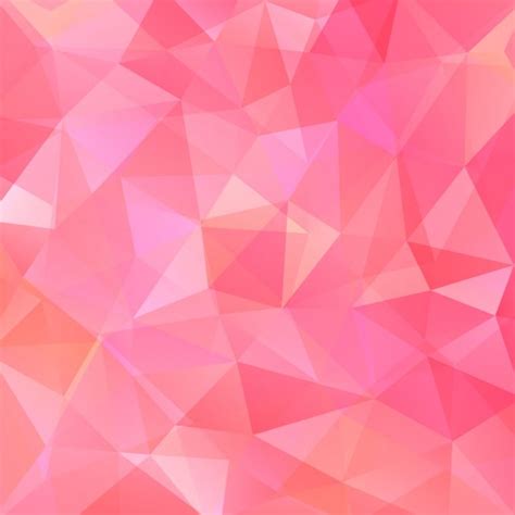 Background Of Geometric Shapes Pink Mosaic Pattern Vector Eps 10