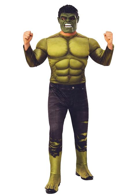 Deluxe Hulk Costume For Adults