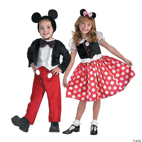 Kids Mickey And Minnie Mouse Couples Costumes