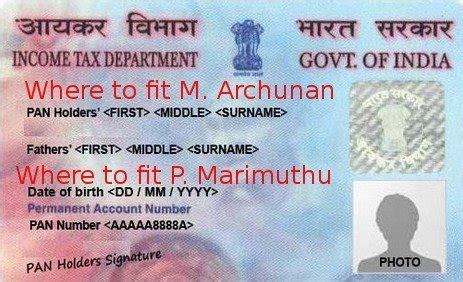 First name is also known as forename. Petition · Problem in Linking Aadhaar with PAN Card due to ...