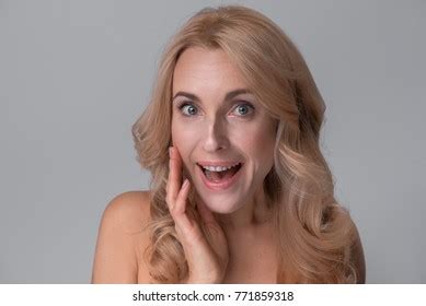 Surprised Portrait Gorgeous Naked Woman Standing Shutterstock