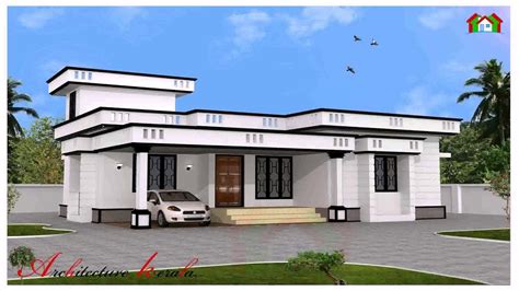 700 Sq Ft 2bhk Single Storey Modern Flat Roof Type House And Free Plan 1cc