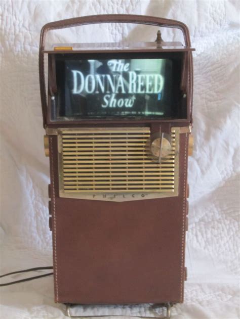 1959 Philco Portable Tv The Safari Vintage Television Vintage Tv