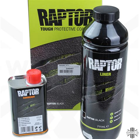 Raptor Paint Black Textured Truck Bed Liner Protective Urethane Upol 2k