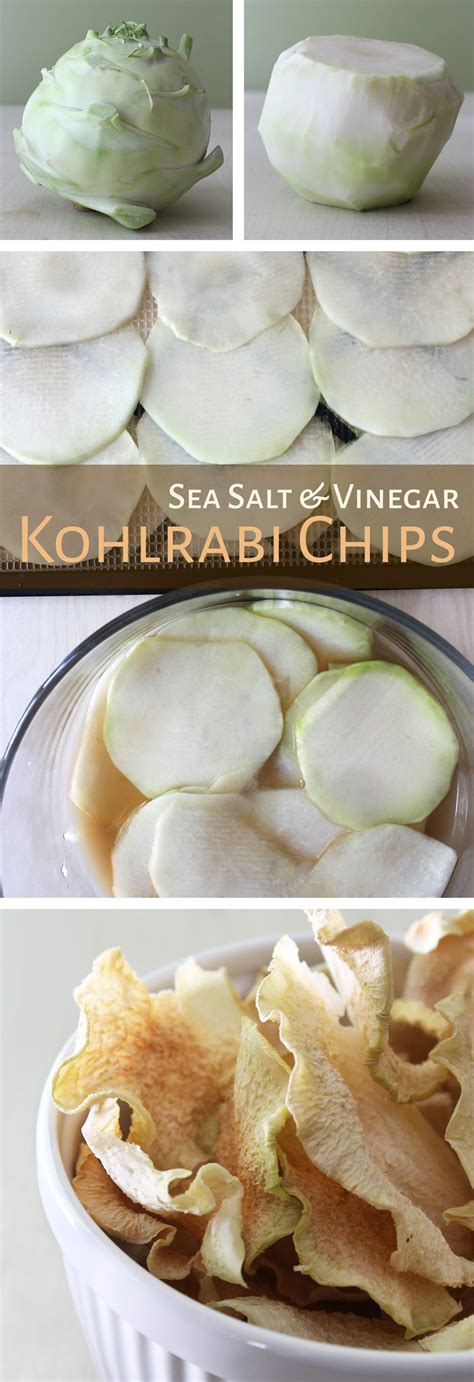 Sea Salt And Vinegar Kohlrabi Chips Amanda Nicole Smith