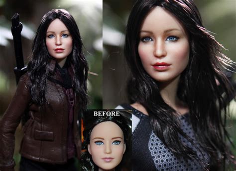 Hunger Games Katniss Everdeen Doll Custom Repaint By Noeling On Deviantart