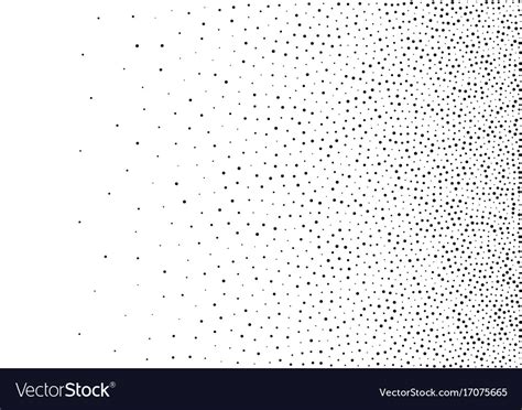 Abstract Gradient Halftone Random Dots Background Vector Image