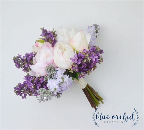 Wedding Bouquet Lilac Bouquet Peony Bouquet Lavender