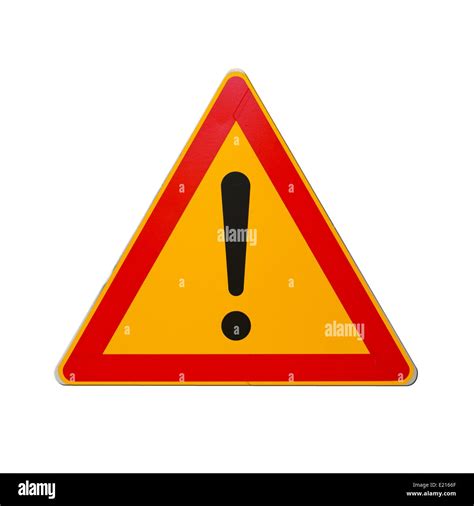 Red Triangle Exclamation Mark Cut Out Stock Images And Pictures Alamy