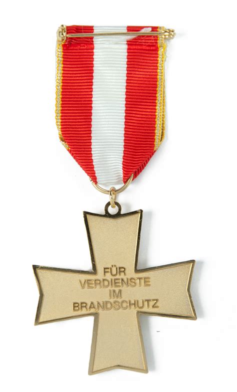 Goldenes Brandschutz-Ehrenzeichen am Bande, Thüringen, 2 ...