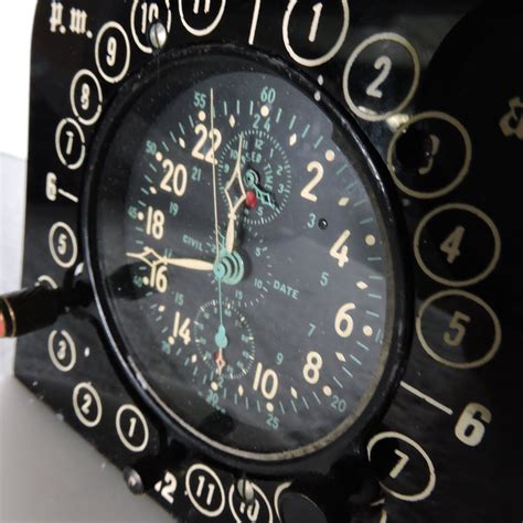 Aircraft Clock Jaeger Lecoultre A 10 Chronoflite Elapsed Time Chronog