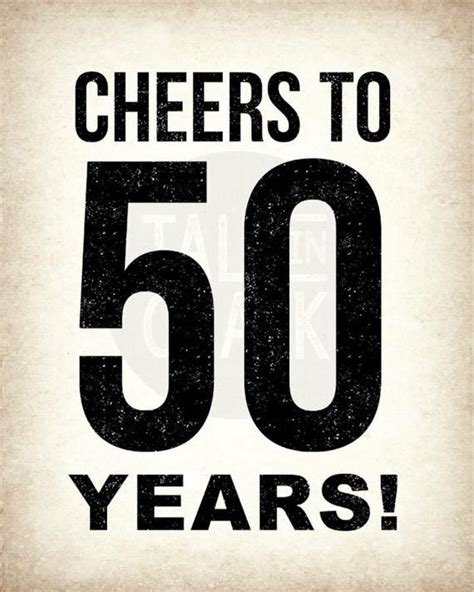50th Birthday Printable Sign Pack 50th Birthday Digital Etsy 50th