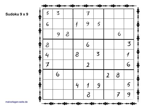 Leere sudoku vorlagen zum ausdrucken. Sudoku Vorlagen - kinderbilder.download | kinderbilder.download
