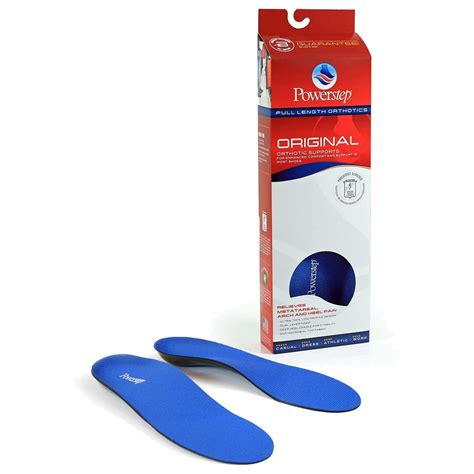 Powerstep Full Length Orthotic Shoe Insoles Original With Arch Support Unisex Relieve