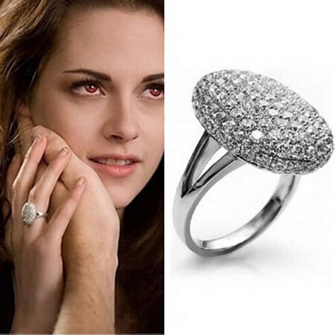 Twilight Bella Promise Ring Bella Swan Ring 1 5ct Moissanite Engagement Ring Anniversary T