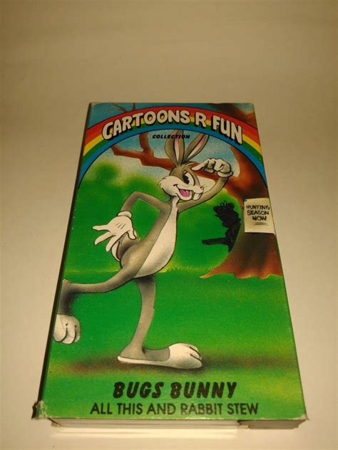 Cartoons R Fun Bugs Bunny All This And Rabbit Stew Vhs Video Tape 1989