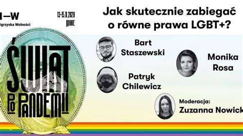 iw 2020 panel dyskusyjny „jak skutecznie zabiegać o równe prawa lgbt youtube