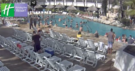My Super Spring Break Watching This Holiday Inn Pool Cam All Day