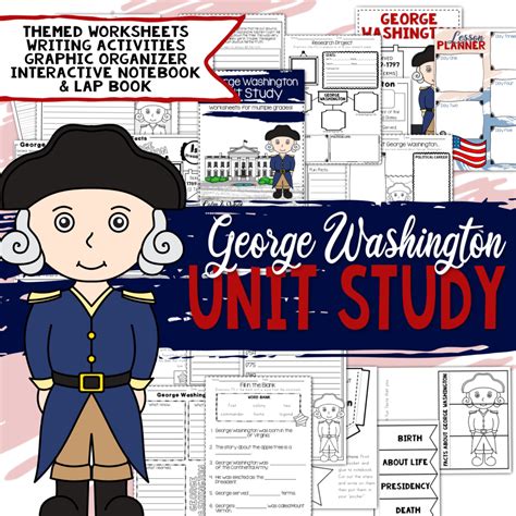 George Washington Homeschool Unit Study American Presidents Social