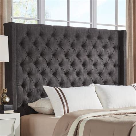 Shop Naples Wingback Button Tufted Tall Headboards By Inspire Q Artisan On Sale Overstock