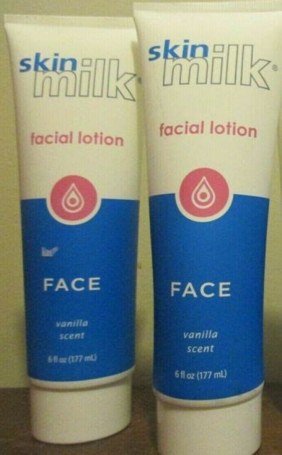 2x Skin Milk Facial Lotion Face Vanilla Scent 6 Oz Ebay