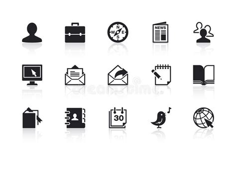 Web Icons 2 Stock Vector Illustration Of Computer Address 19772199
