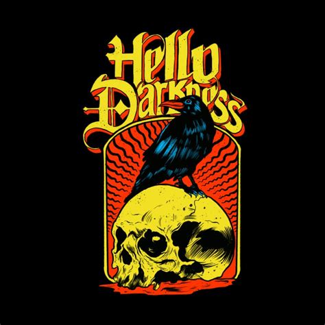 Hello Darkness Mens T Shirt Regular Threadless Artist Shop