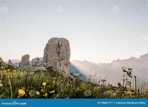 Cinque Torri Dolomites Cortina D Ampezzo Stock Image Image Of Cinque