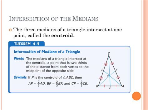 Ppt 46 Medians Of A Triangle Powerpoint Presentation Free