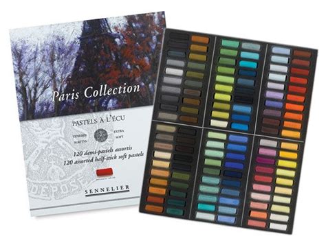 Sennelier Soft Pastels Paris Collection Set Of 120 Half Pastels Kandm
