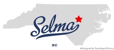 Map Of Selma Nc North Carolina