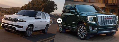 2022 Jeep Grand Wagoneer Vs 2021 Gmc Yukon Denali Gulfgate Cdjr