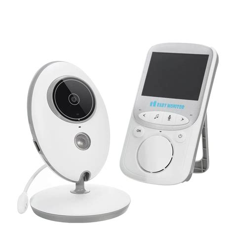 24g Digital Wireless Baby Monitor White Noise Machine Night Vision Lcd