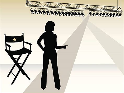 Person Directors Chair Illustrations Royalty Free Vector Graphics