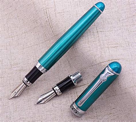 Duke Green Fountain Pen Double Nibs Iridium Medium And Fude Calligraphy