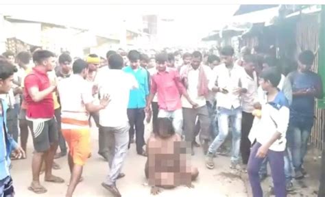 Woman Stripped Naked Beaten Paraded Her House Burnt On Suspicion