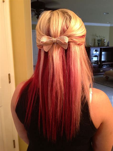My Red And Blonde Hair Hair Color Pinterest Blonde
