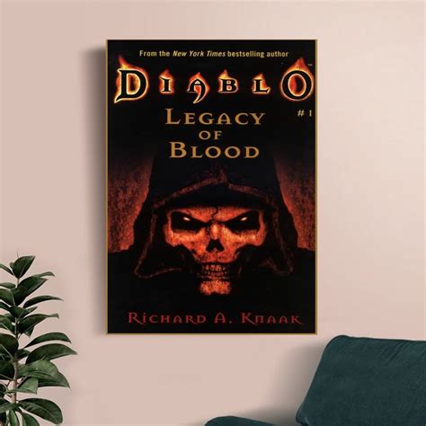 Diablo 2 Poster Cover Game Poster Canvas Poster Mural Art Etsy