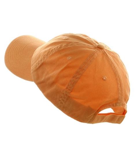 Low Profile Velcro Adjustable Cotton Twill Cap Peach One Size Ca1281gpp83