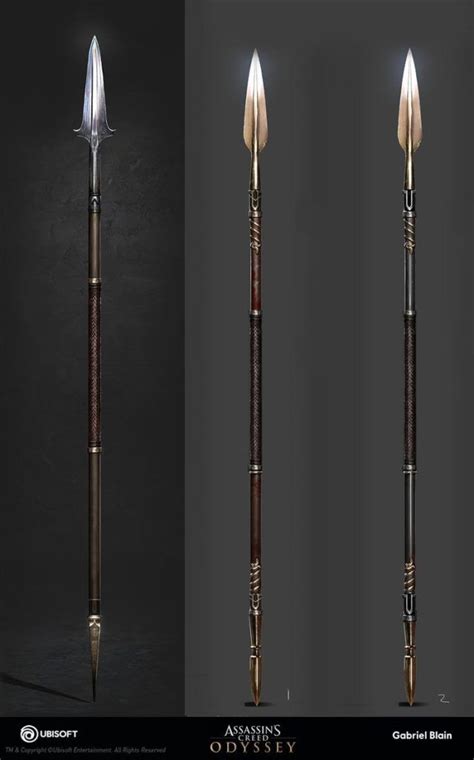 Artstation Assassin S Creed Odyssey Weapon Concept Gabriel Blain