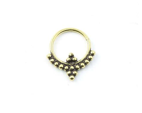 Septum Ring Nose Ring Body Jewelry Tribal Septum Ring Indian Nose