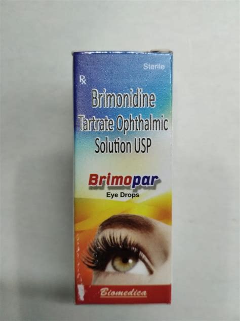 Brimonidine Tartrate Eye Drops At Rs 250pack Brimonidine Tartrate